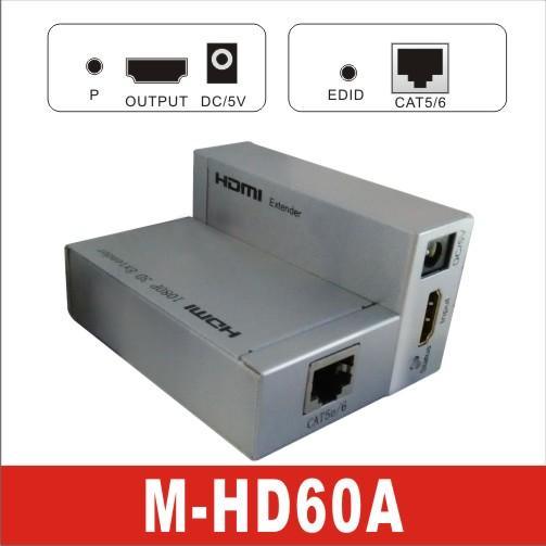 HDMI单网线延长器60米厂家M-HD60A