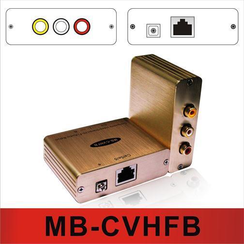 AV复合音视频转网线传输器MB-CVHFB
